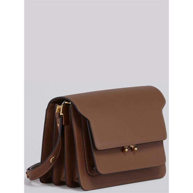 MARNI Medium Trunk Bag, Gold Brown